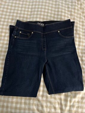 Investments Slim Factor Dark Blue Stretch Jeggings